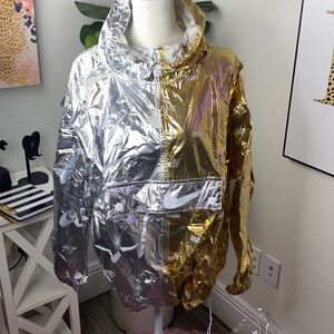 Nike Silver & Gold Pullover